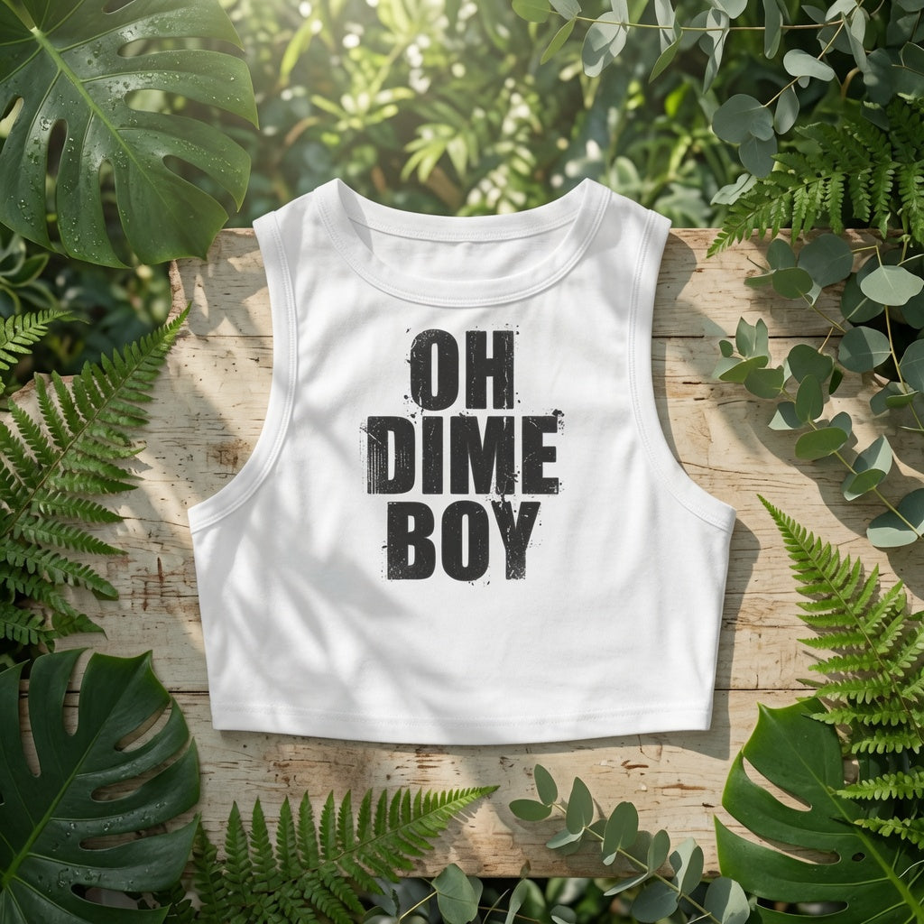 'OhDimeBoy' Cropped Tank