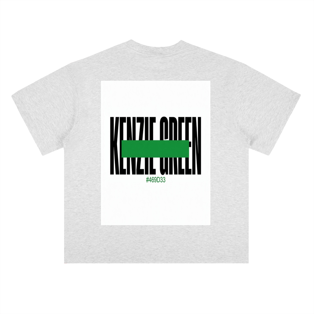 'Kenzie Green' Drop Shoulder Tee
