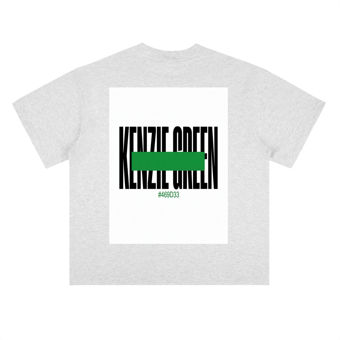 'Kenzie Green' Drop Shoulder Tee