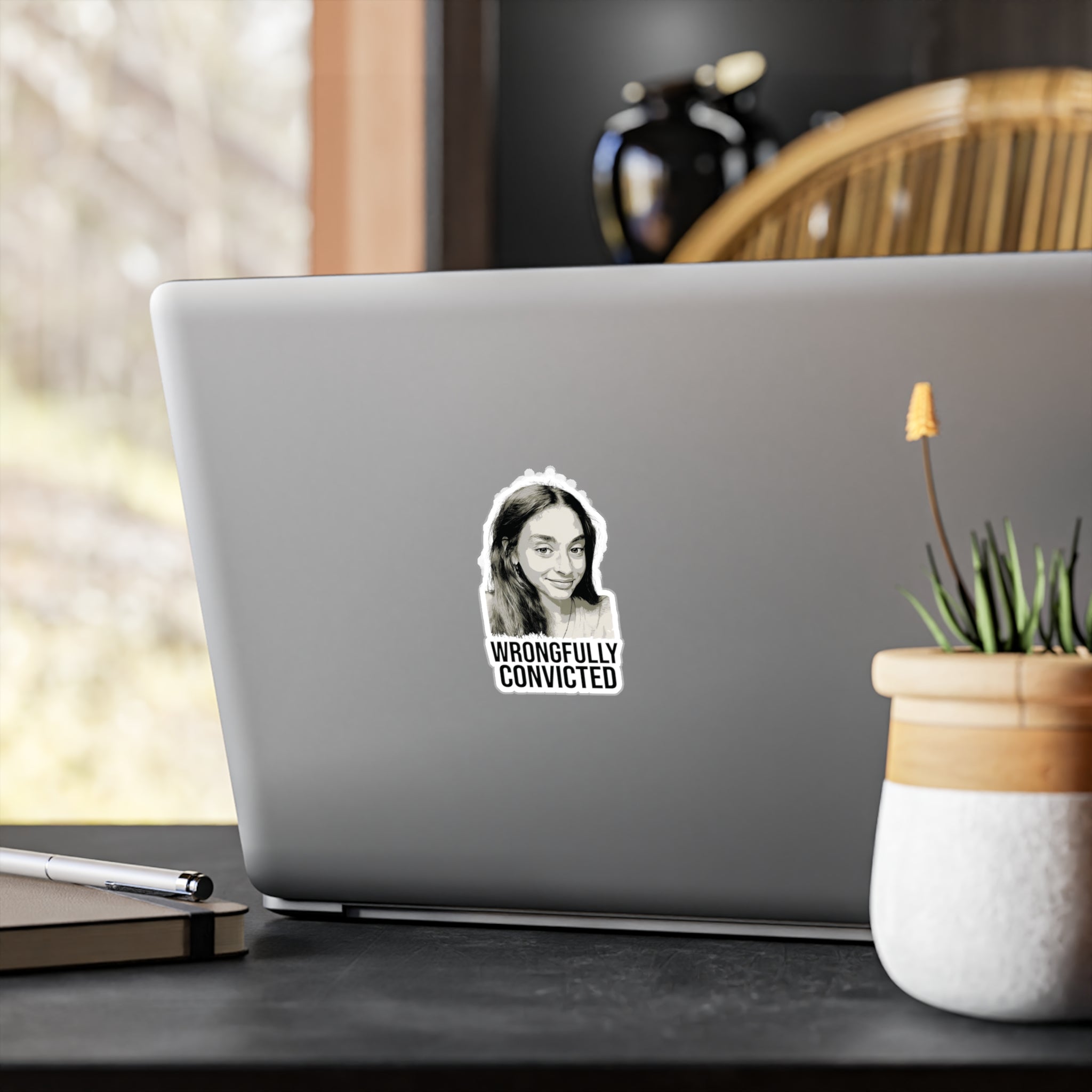"Wrongfully Convicted" 3"x4" Kiss-Cut Stickers