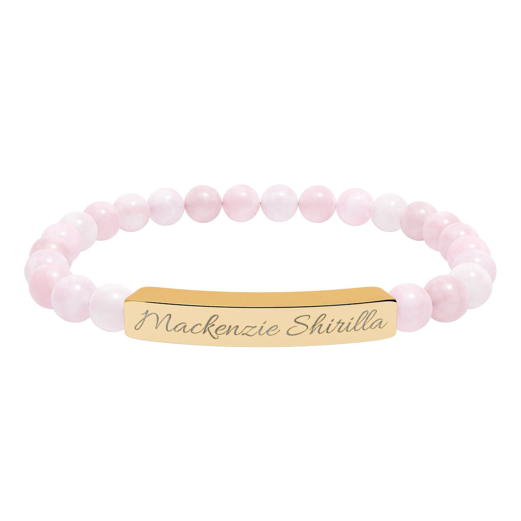 'Mackenzie Shirilla' Engraved Crystal Bracelet