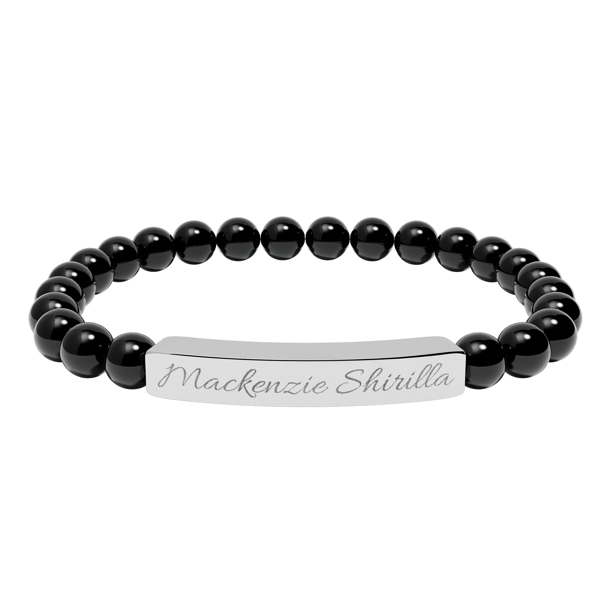 'Mackenzie Shirilla' Engraved Crystal Bracelet