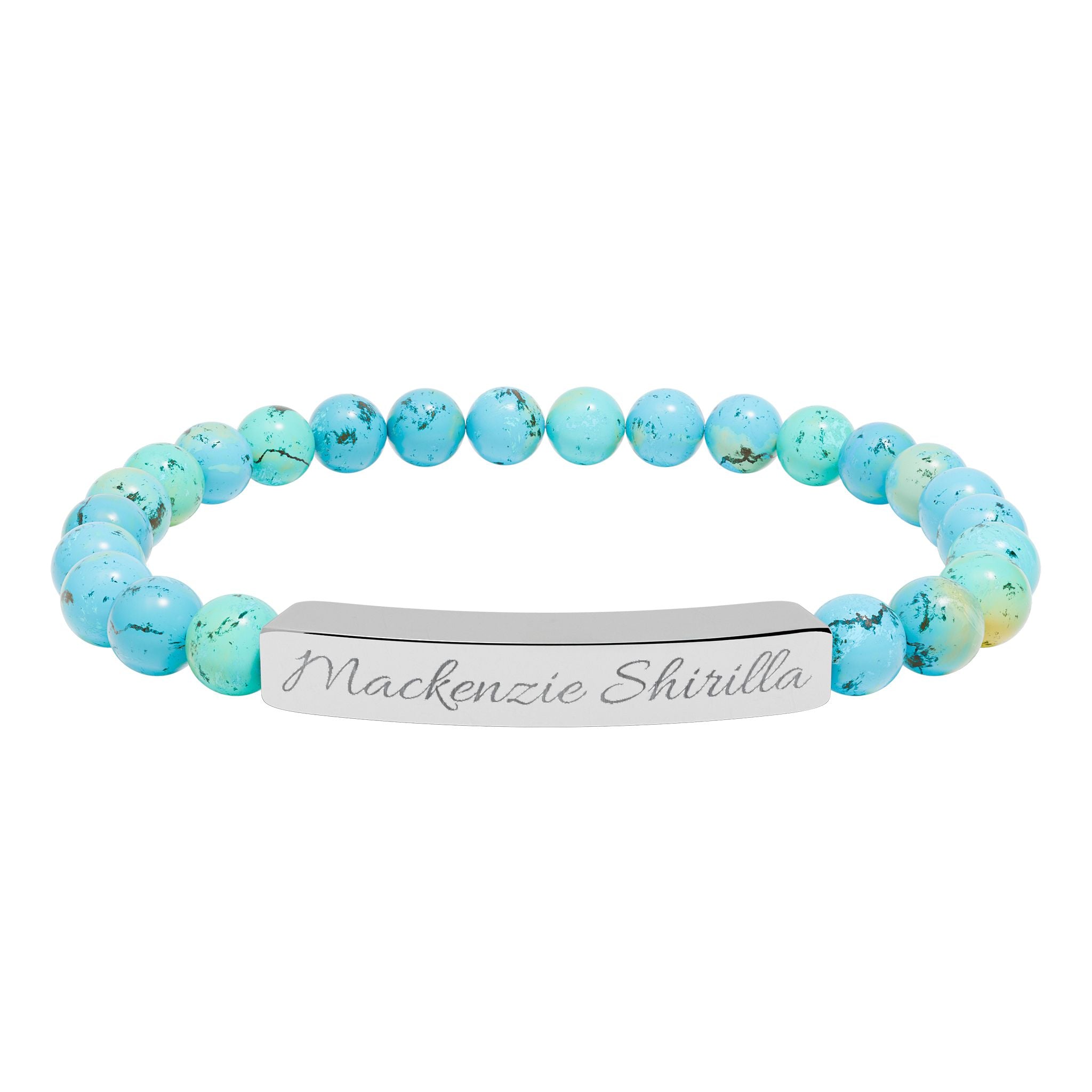 'Mackenzie Shirilla' Engraved Crystal Bracelet
