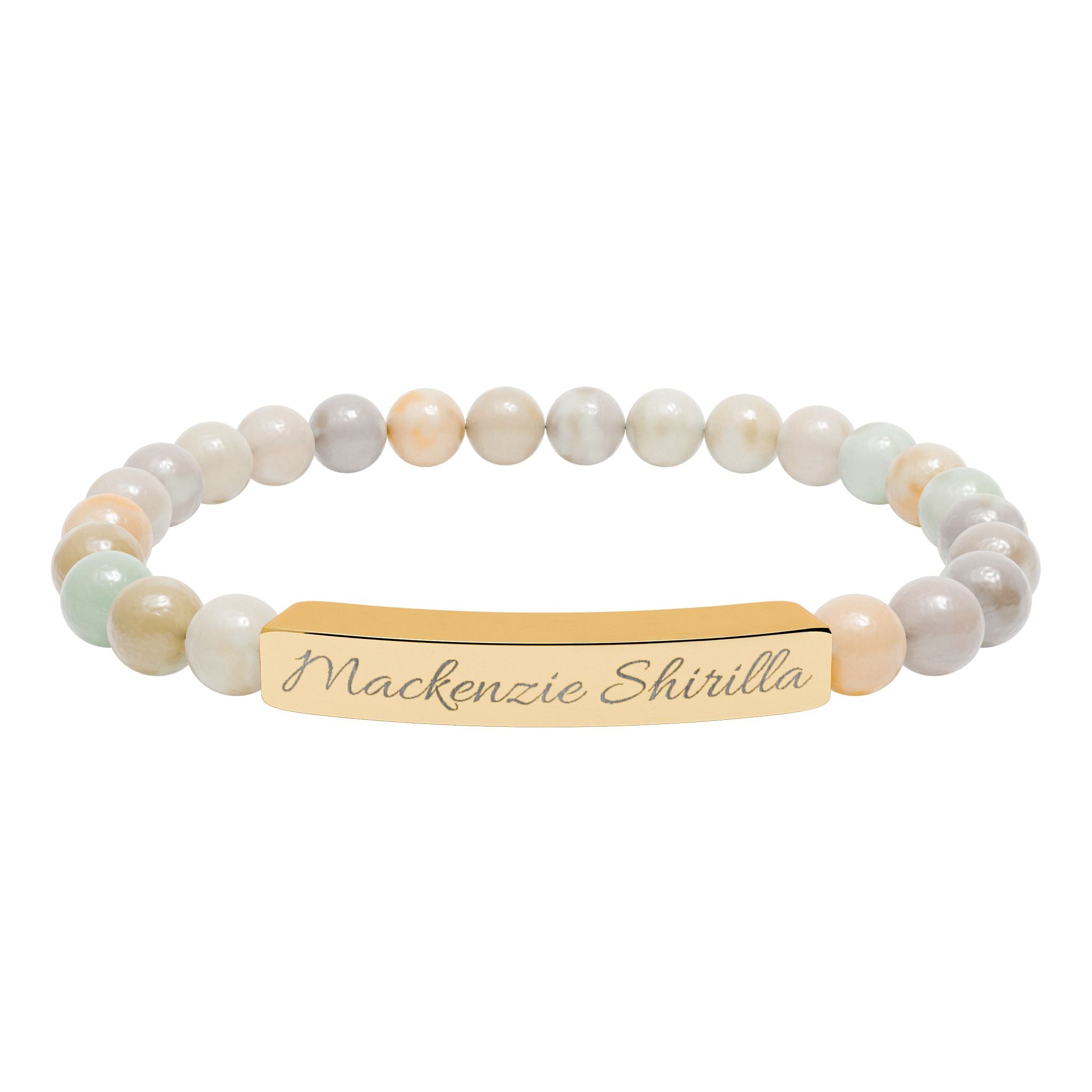 'Mackenzie Shirilla' Engraved Crystal Bracelet