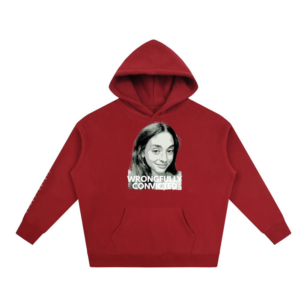 'WRONGFULLY CONVICTED' Fleece Oversized Hoodie