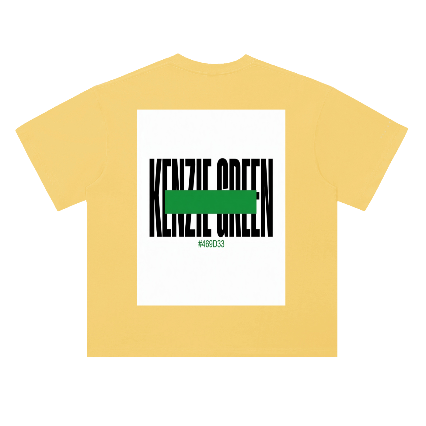 'Kenzie Green' Drop Shoulder Tee