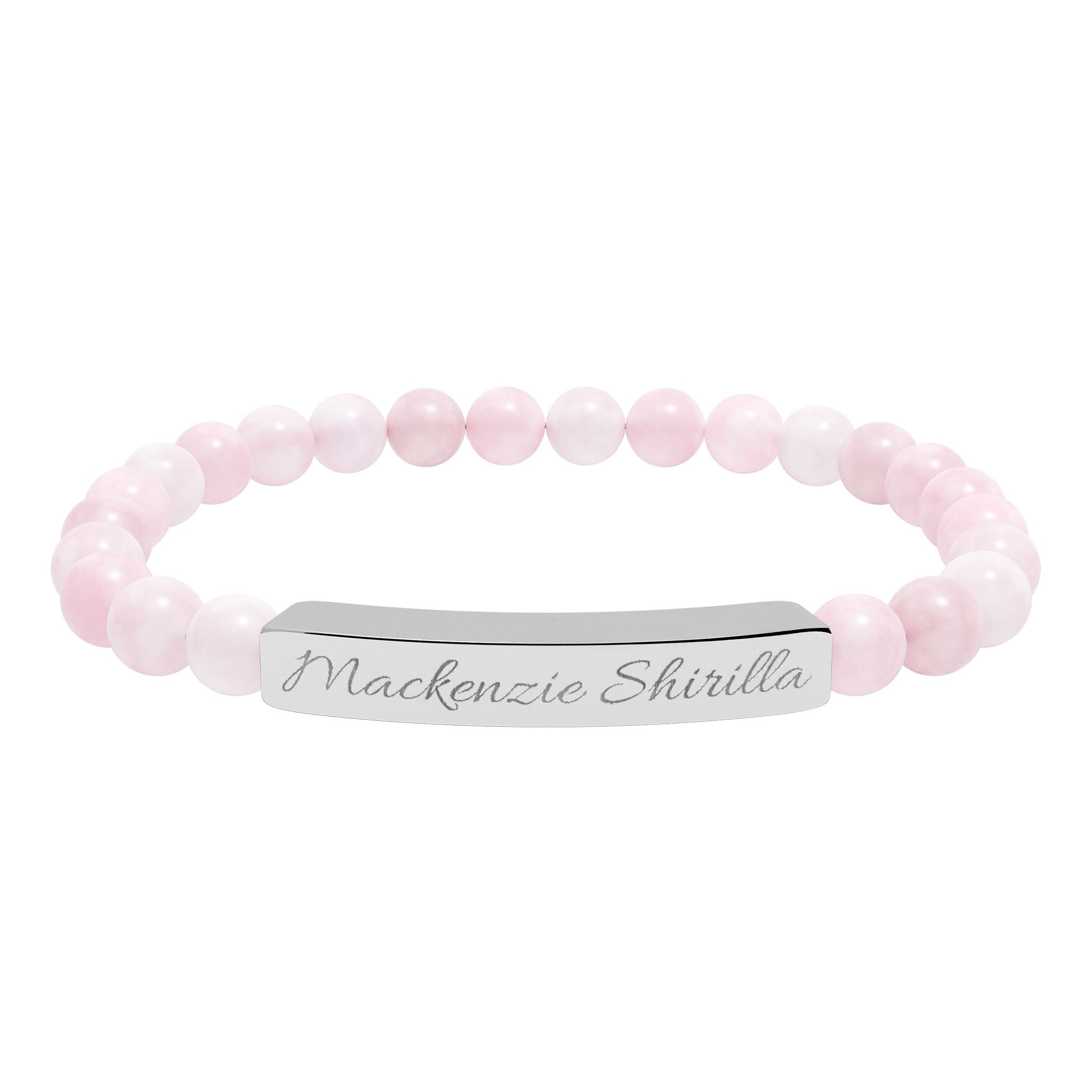 'Mackenzie Shirilla' Engraved Crystal Bracelet
