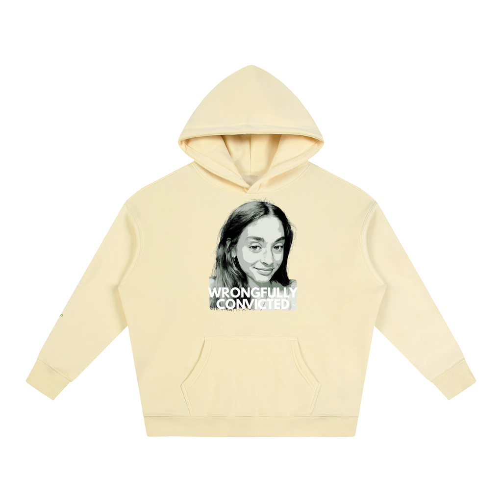 'WRONGFULLY CONVICTED' Fleece Oversized Hoodie