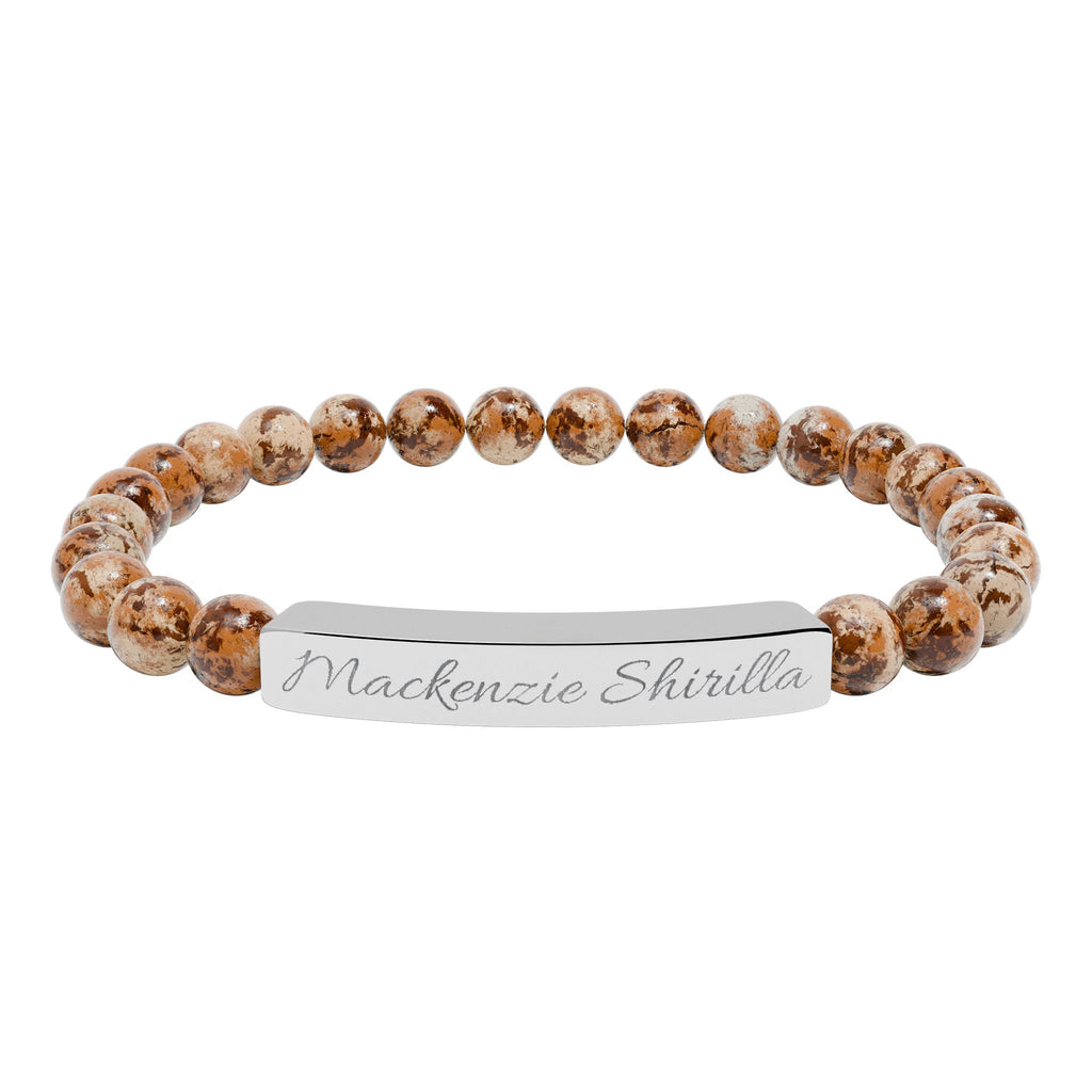 'Mackenzie Shirilla' Engraved Crystal Bracelet