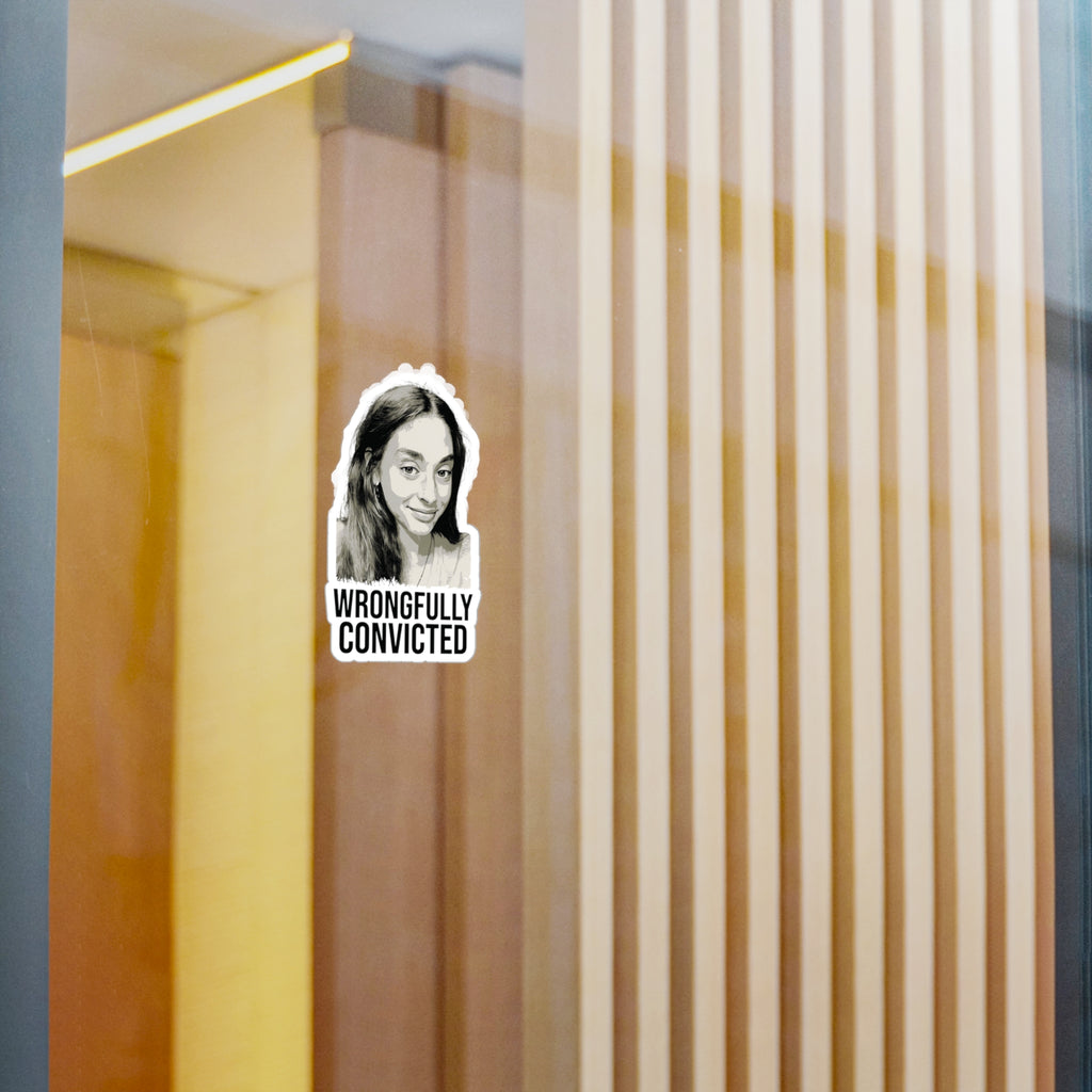 "Wrongfully Convicted" 3"x4" Kiss-Cut Stickers