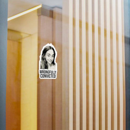 "Wrongfully Convicted" 3"x4" Kiss-Cut Stickers