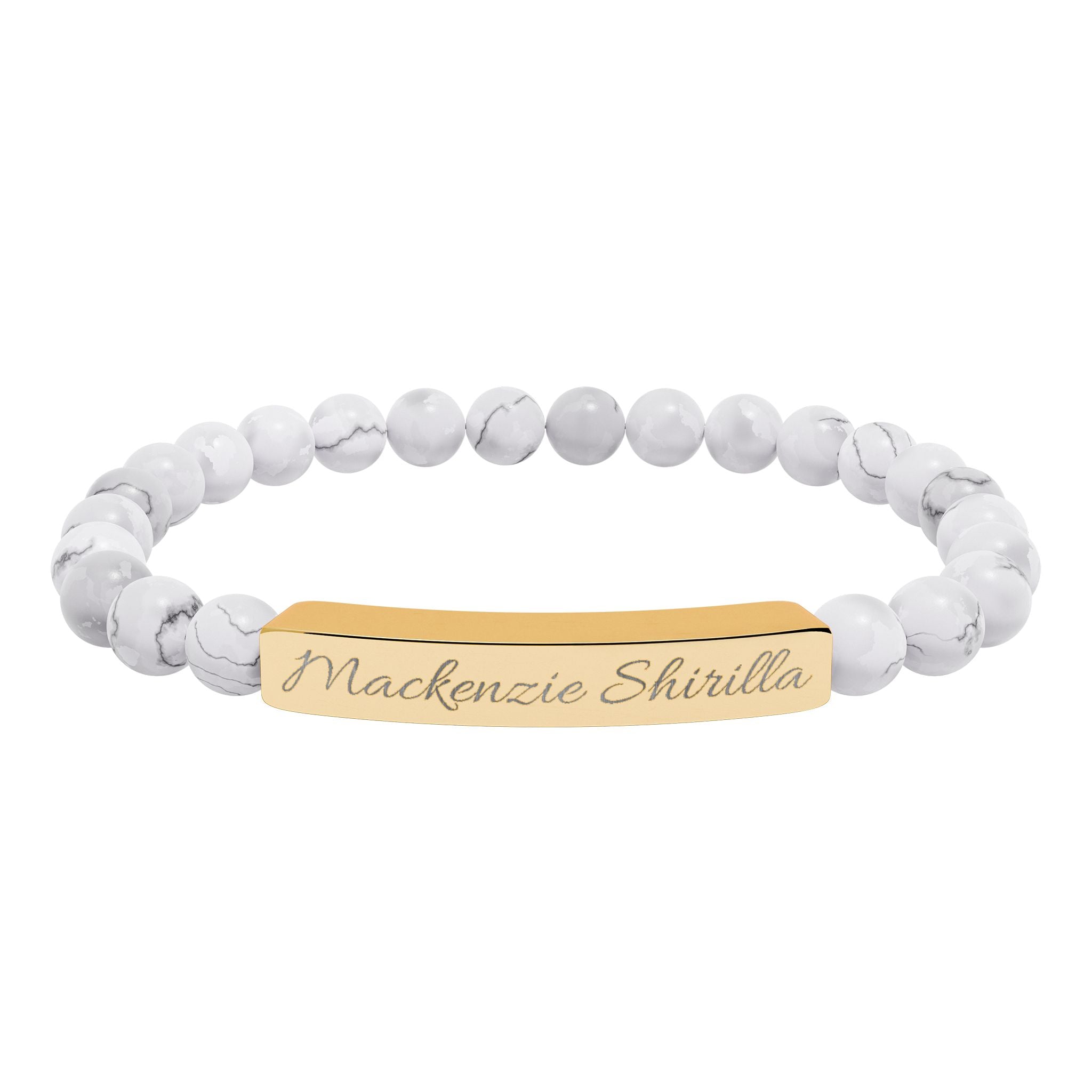 'Mackenzie Shirilla' Engraved Crystal Bracelet