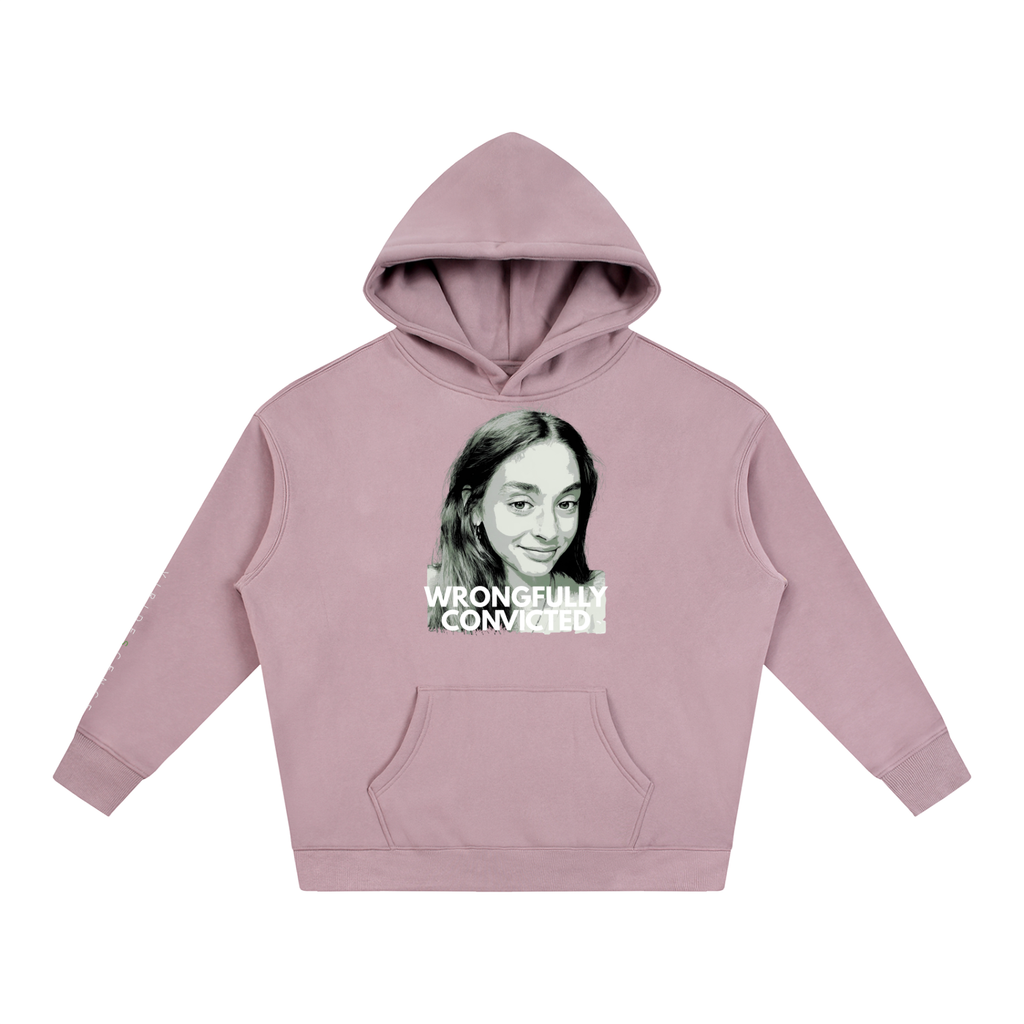 'WRONGFULLY CONVICTED' Fleece Oversized Hoodie