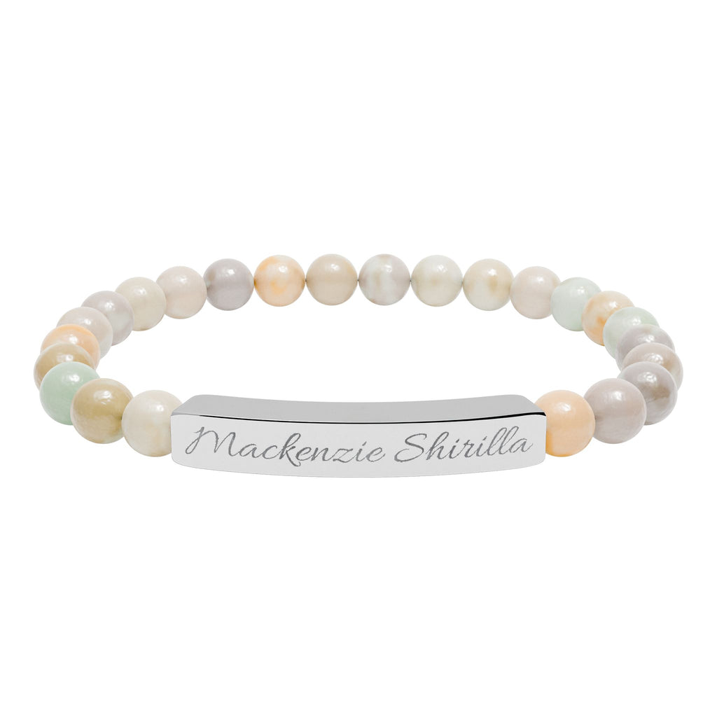 'Mackenzie Shirilla' Engraved Crystal Bracelet