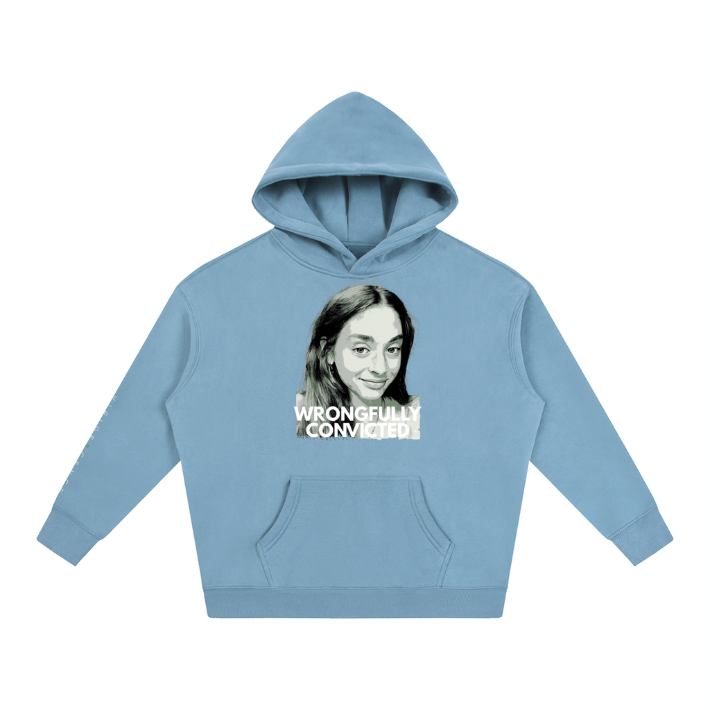 'WRONGFULLY CONVICTED' Fleece Oversized Hoodie