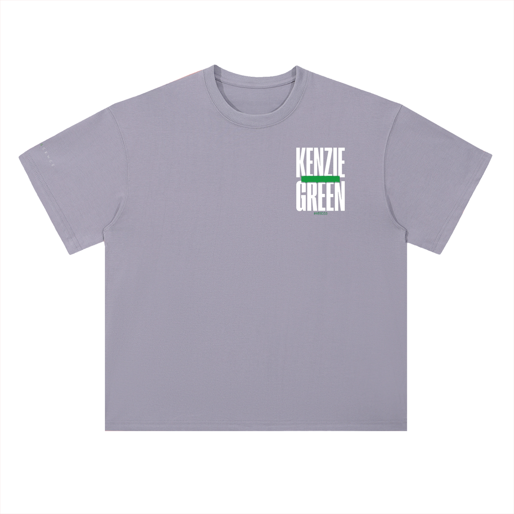 'Kenzie Green' Drop Shoulder Tee