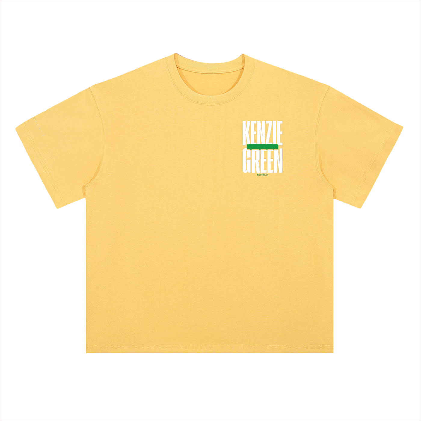 'Kenzie Green' Drop Shoulder Tee