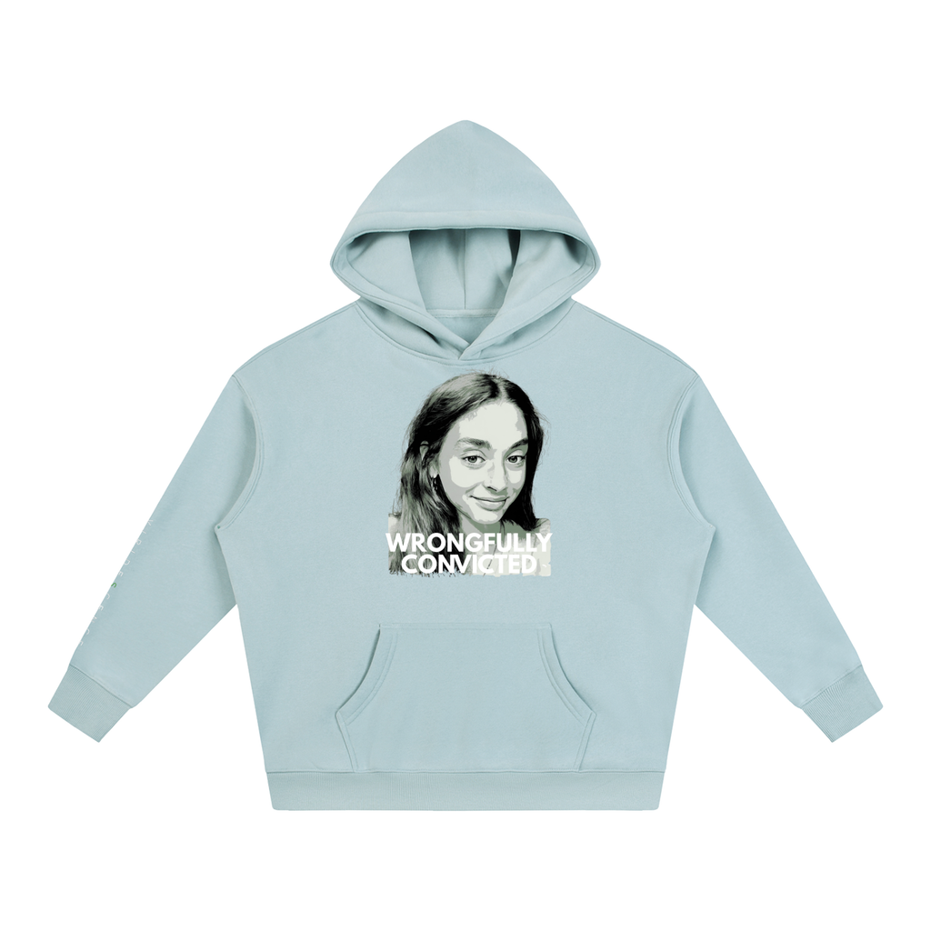 'WRONGFULLY CONVICTED' Fleece Oversized Hoodie