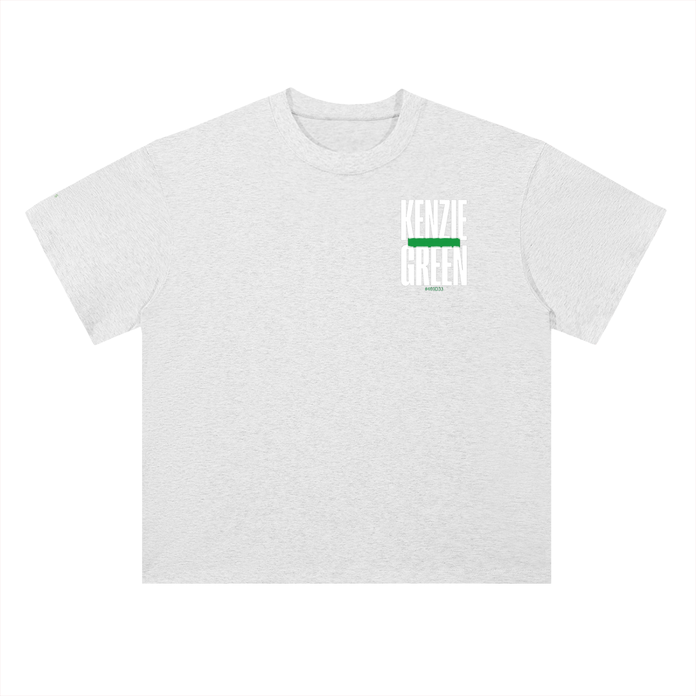 'Kenzie Green' Drop Shoulder Tee