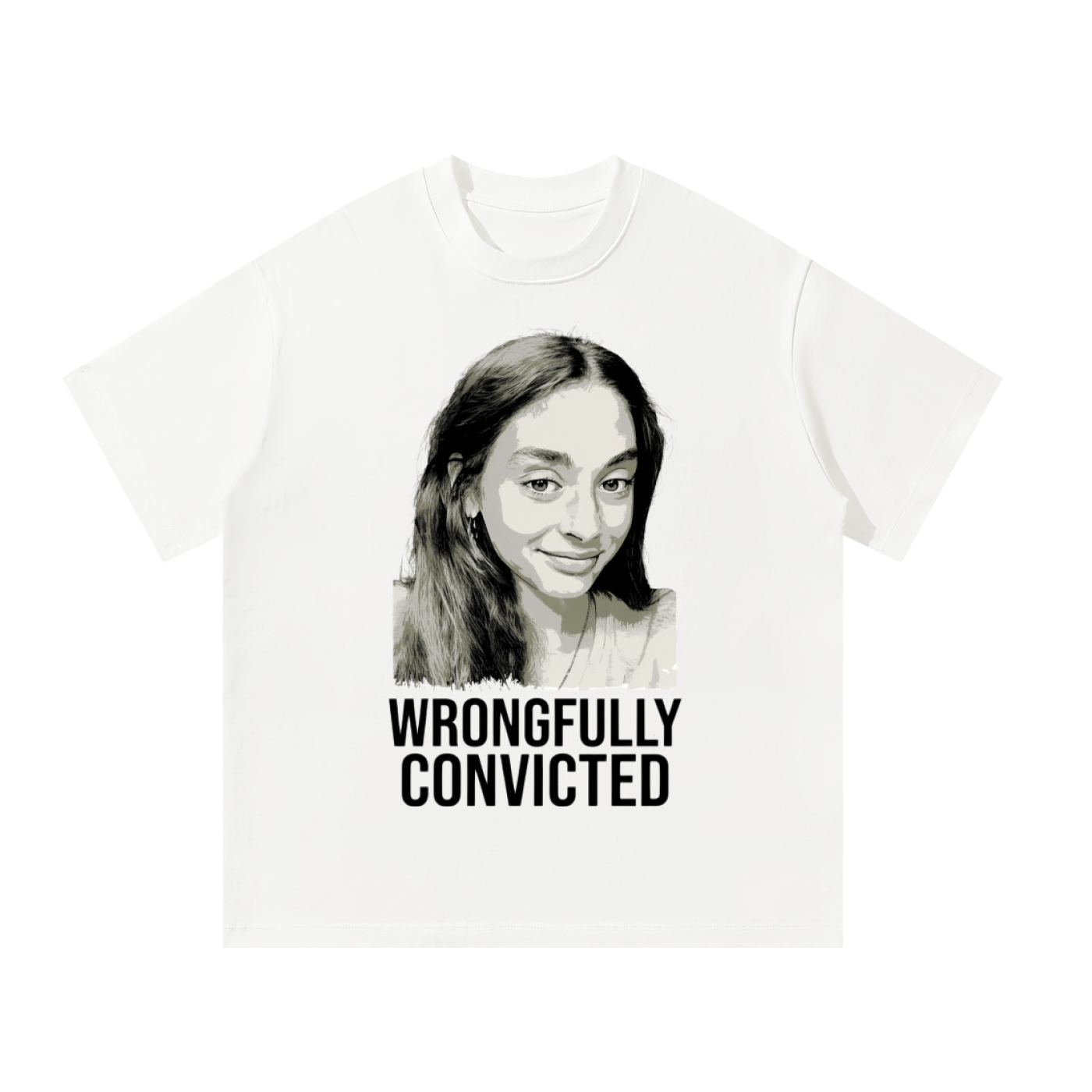 'WRONGFULLY CONVICTED' Premium Oversized Tee