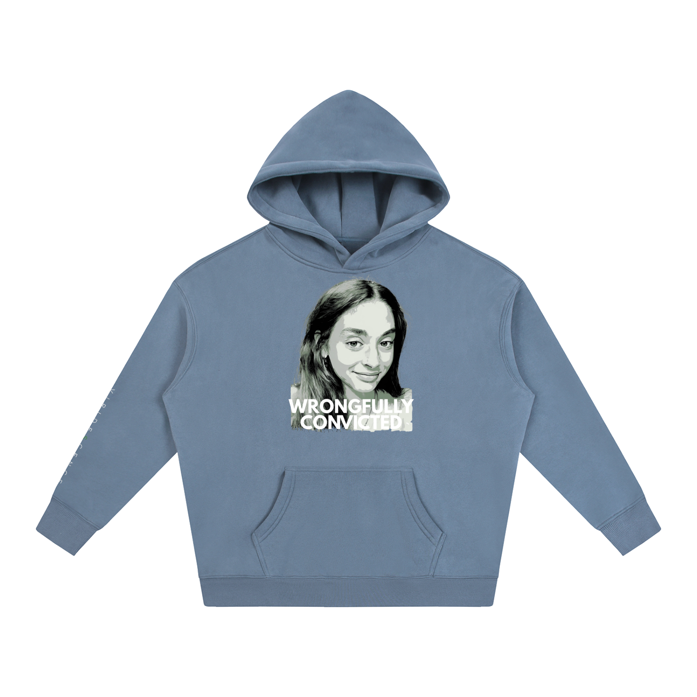 'WRONGFULLY CONVICTED' Fleece Oversized Hoodie