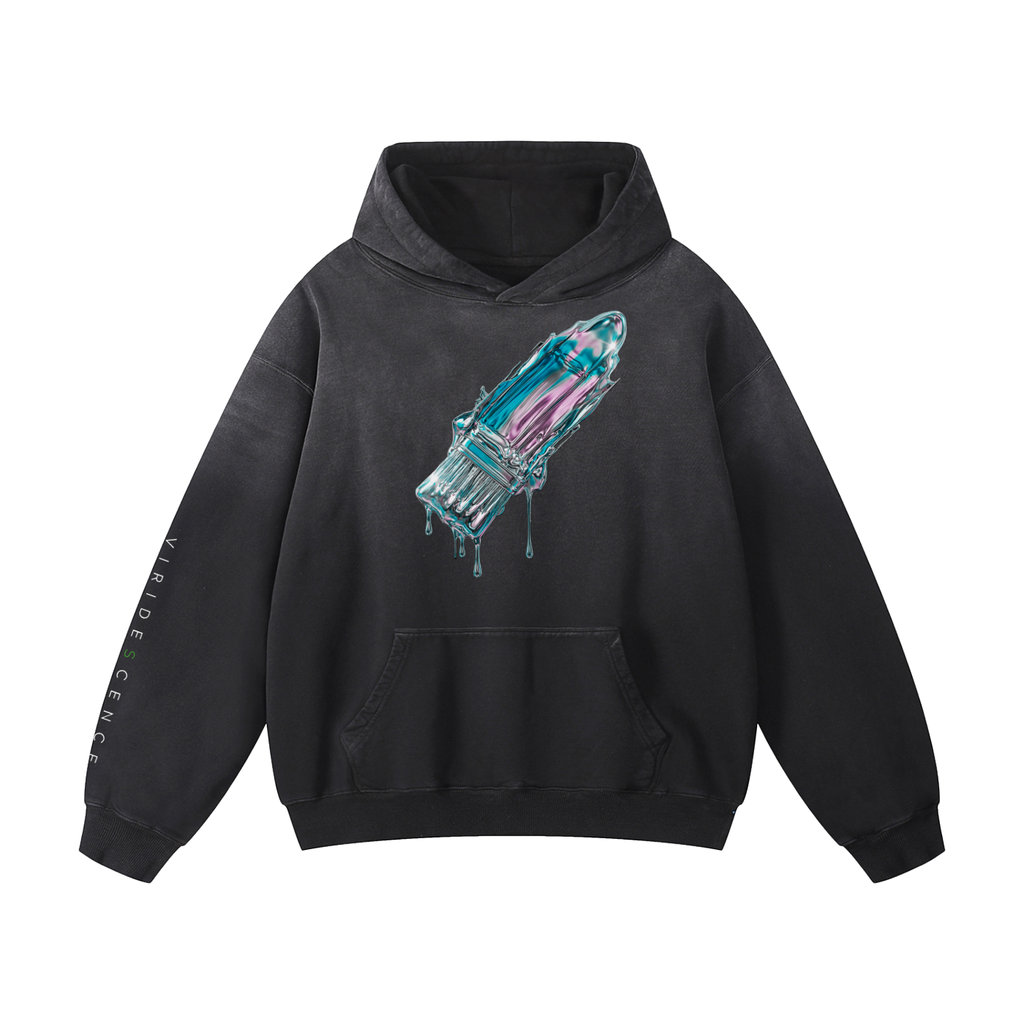 ‘Mackenzie's Paintbrush’ Sun-Faded Hoodie