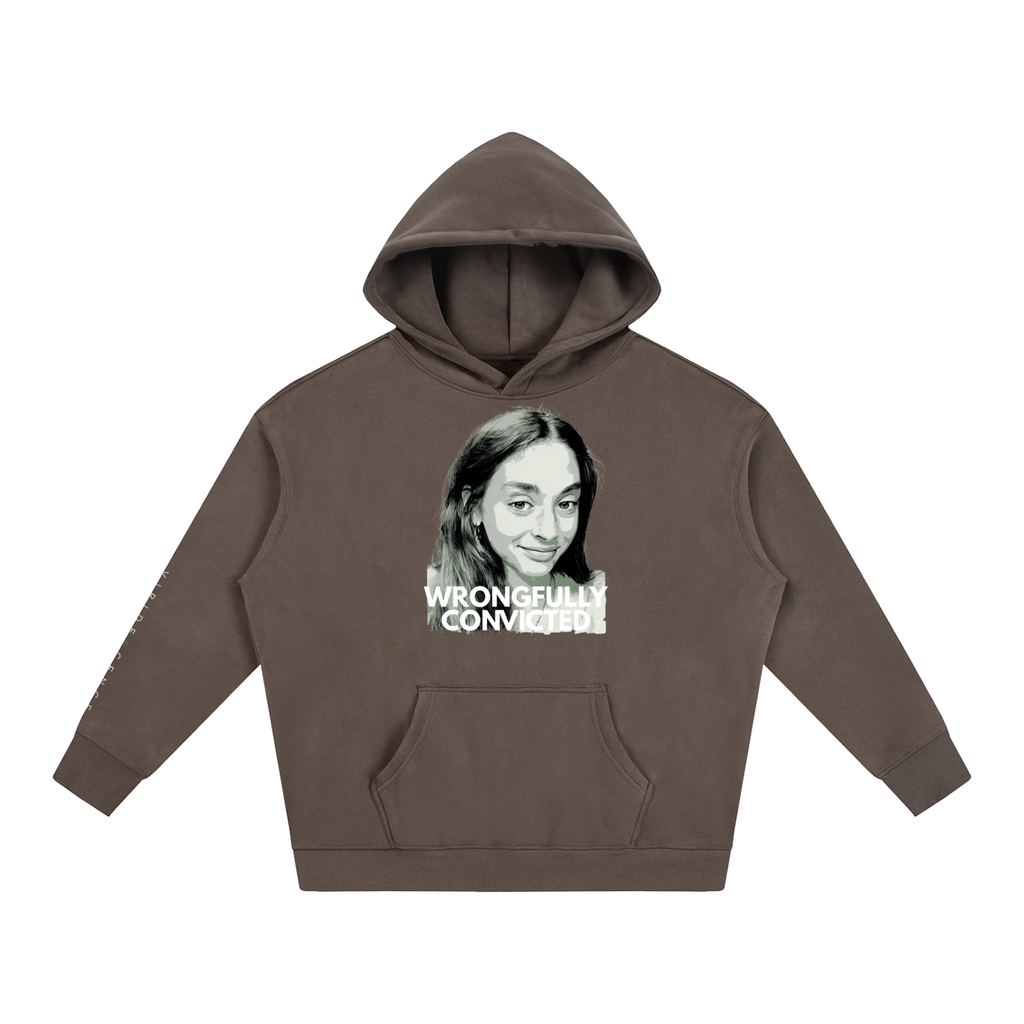 'WRONGFULLY CONVICTED' Fleece Oversized Hoodie