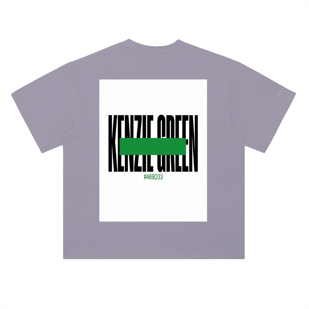 'Kenzie Green' Drop Shoulder Tee