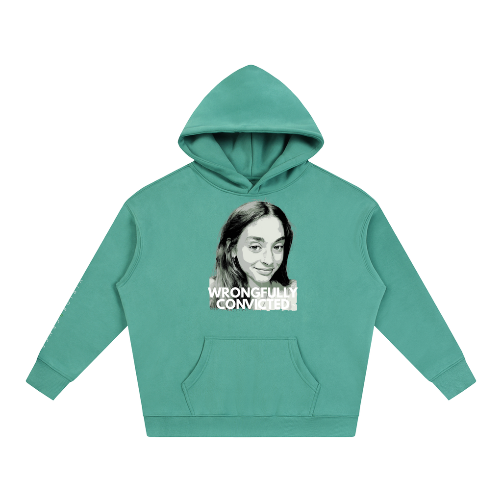 'WRONGFULLY CONVICTED' Fleece Oversized Hoodie