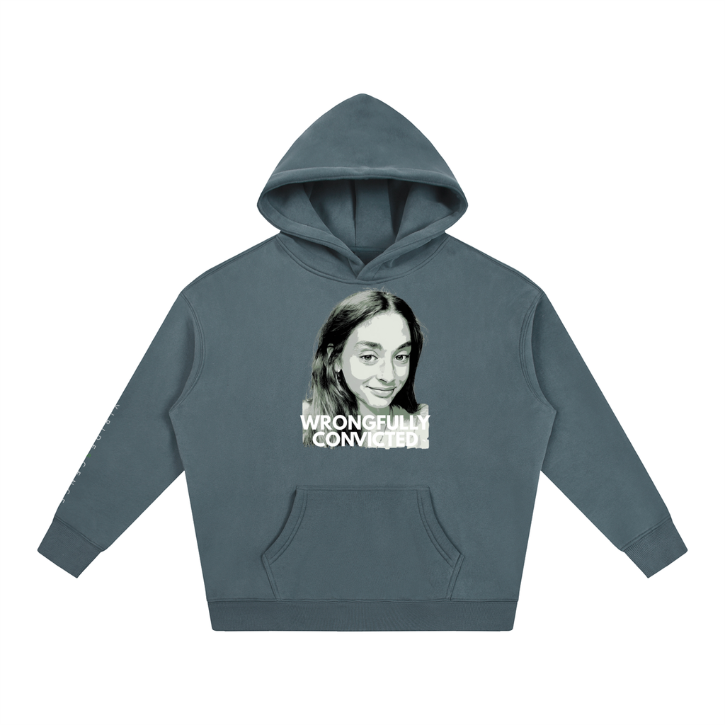 'WRONGFULLY CONVICTED' Fleece Oversized Hoodie