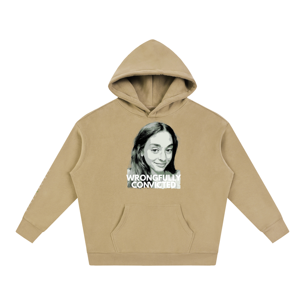 'WRONGFULLY CONVICTED' Fleece Oversized Hoodie