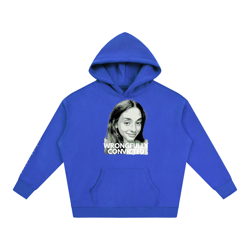 'WRONGFULLY CONVICTED' Fleece Oversized Hoodie