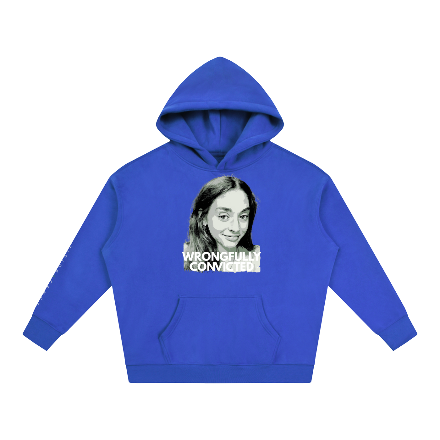 'WRONGFULLY CONVICTED' Fleece Oversized Hoodie