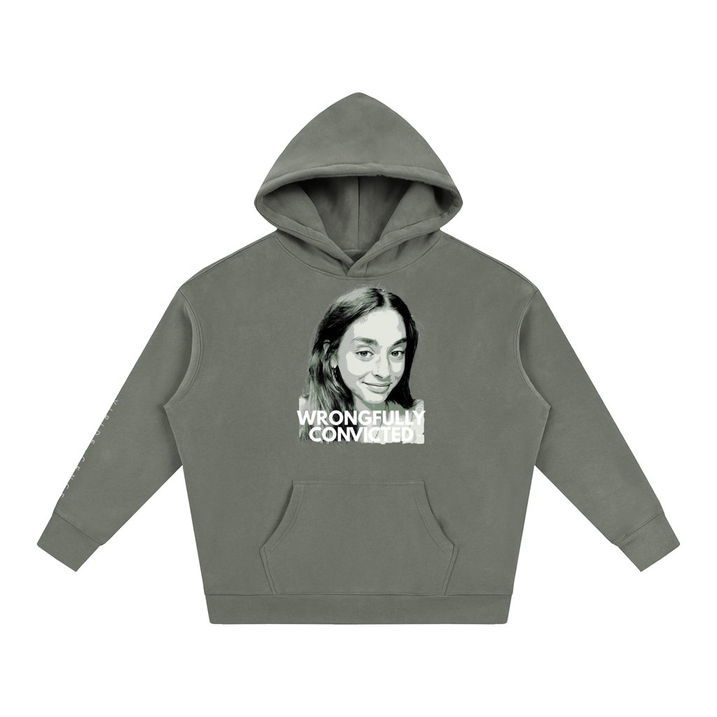'WRONGFULLY CONVICTED' Fleece Oversized Hoodie