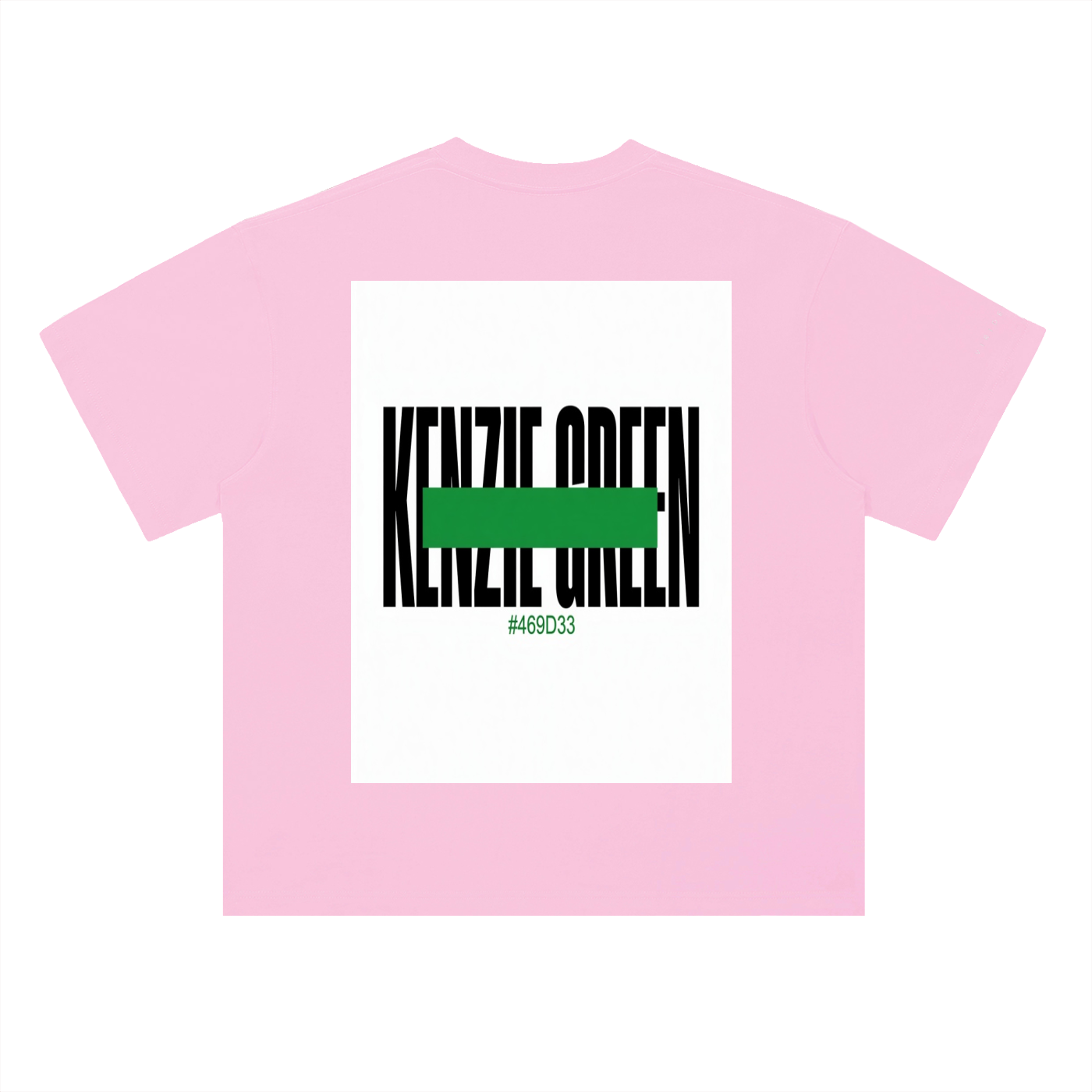 'Kenzie Green' Drop Shoulder Tee