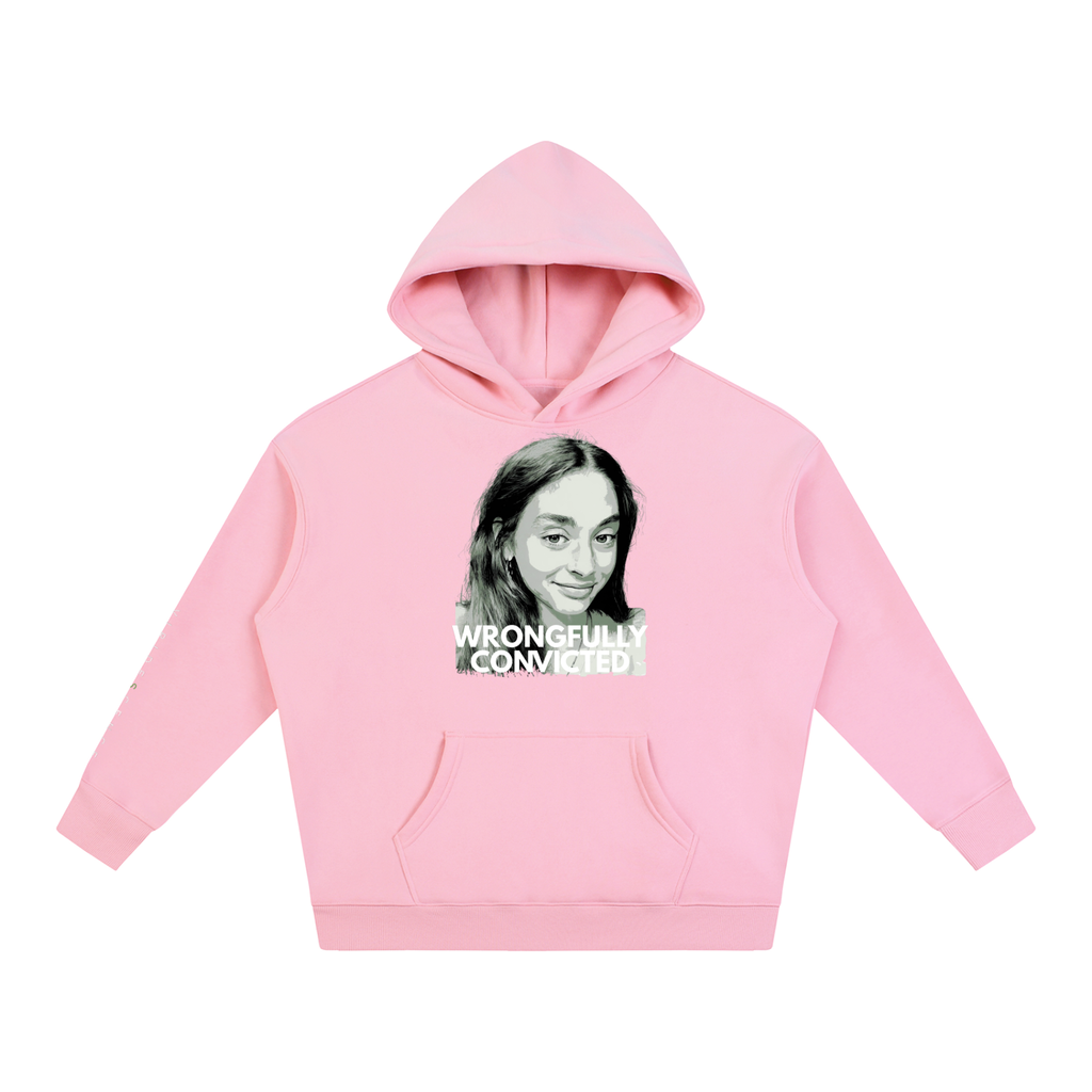 'WRONGFULLY CONVICTED' Fleece Oversized Hoodie