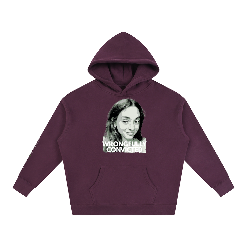 'WRONGFULLY CONVICTED' Fleece Oversized Hoodie