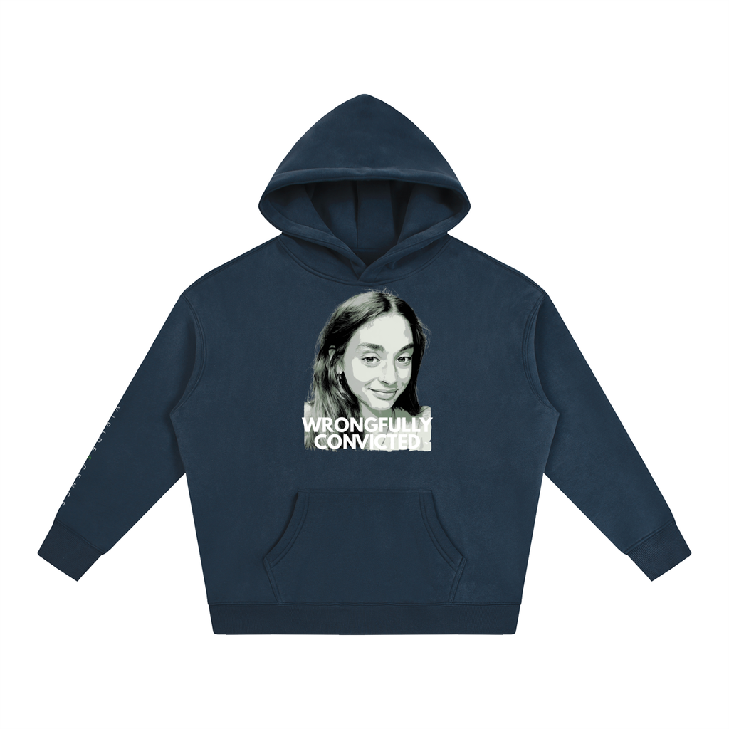 'WRONGFULLY CONVICTED' Fleece Oversized Hoodie