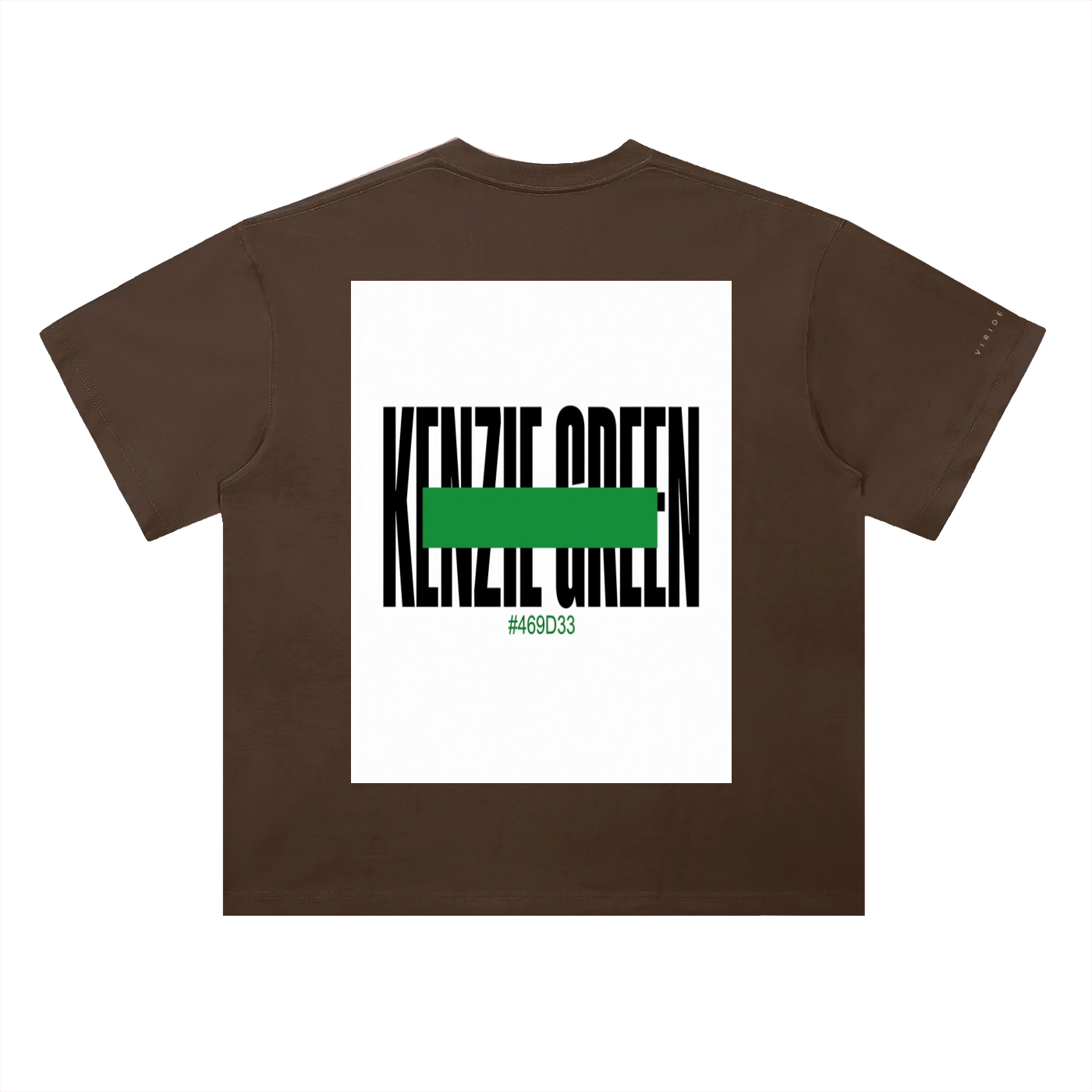 'Kenzie Green' Drop Shoulder Tee