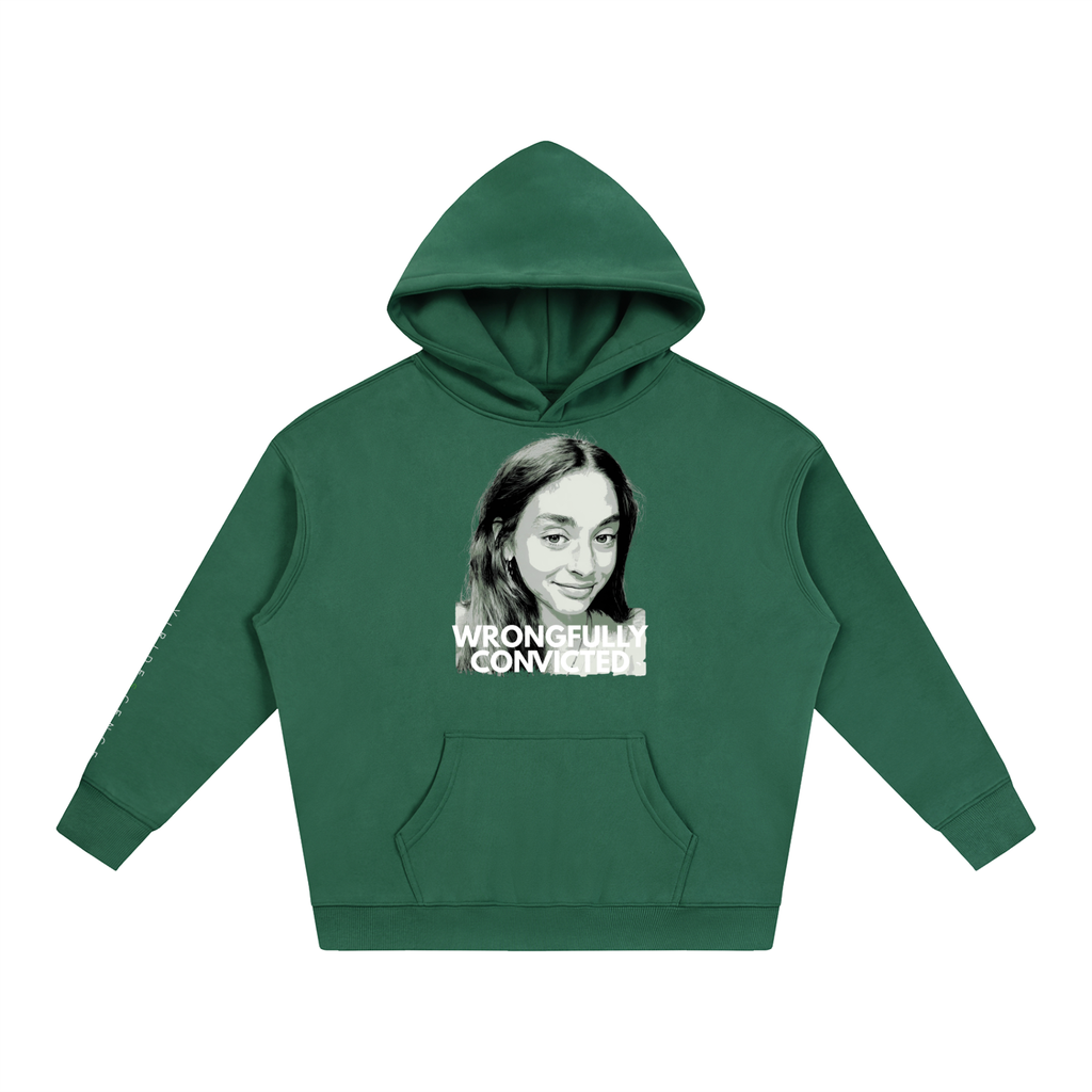 'WRONGFULLY CONVICTED' Fleece Oversized Hoodie