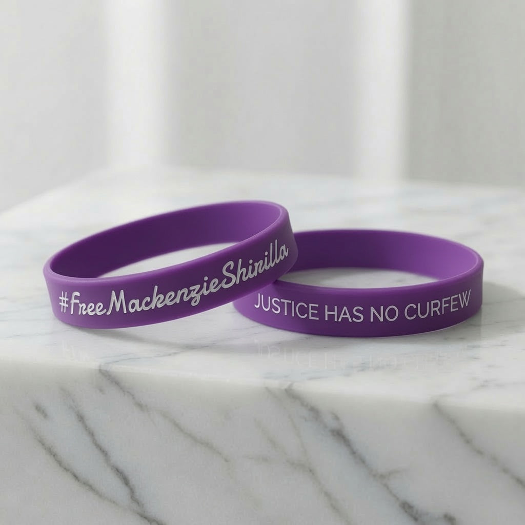 '#FreeMackenzieShirilla' Silicone Wristband (June 2026 Release)