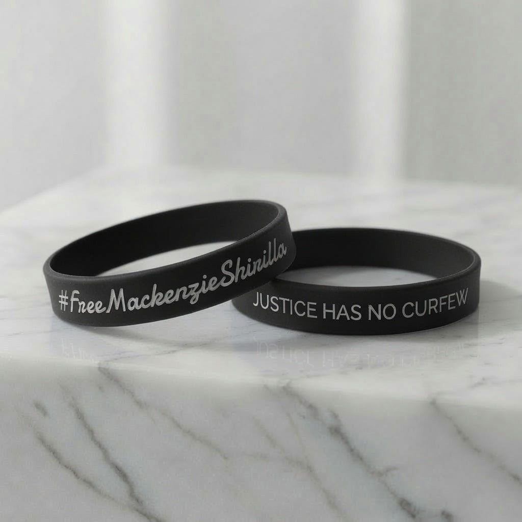 '#FreeMackenzieShirilla' Silicone Wristband (June 2026 Release)
