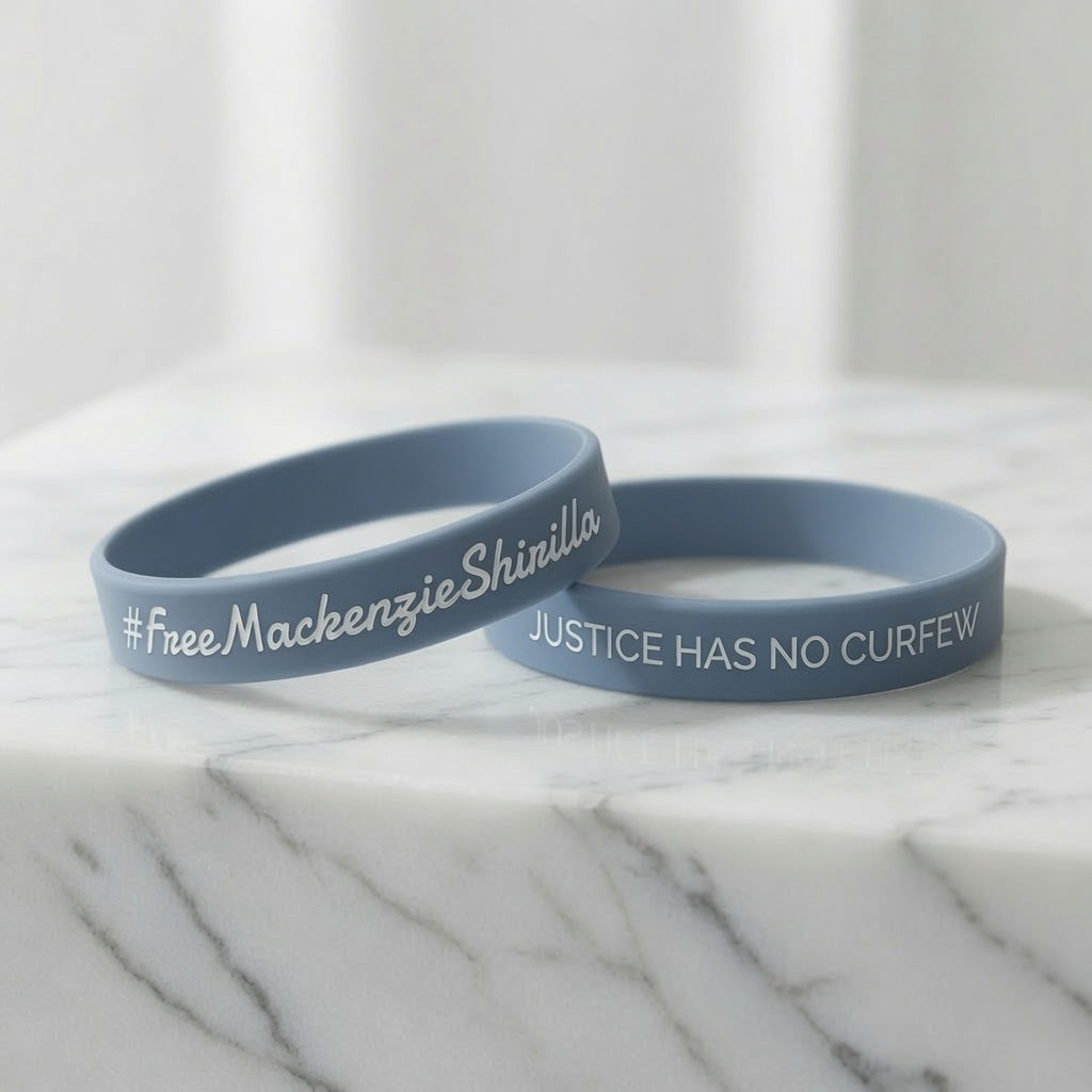 '#FreeMackenzieShirilla' Silicone Wristband (June 2026 Release)