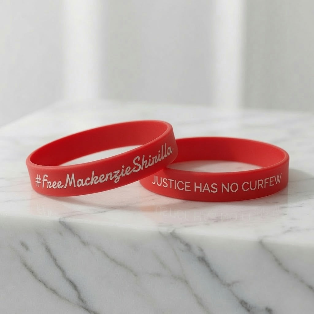 '#FreeMackenzieShirilla' Silicone Wristband (June 2026 Release)