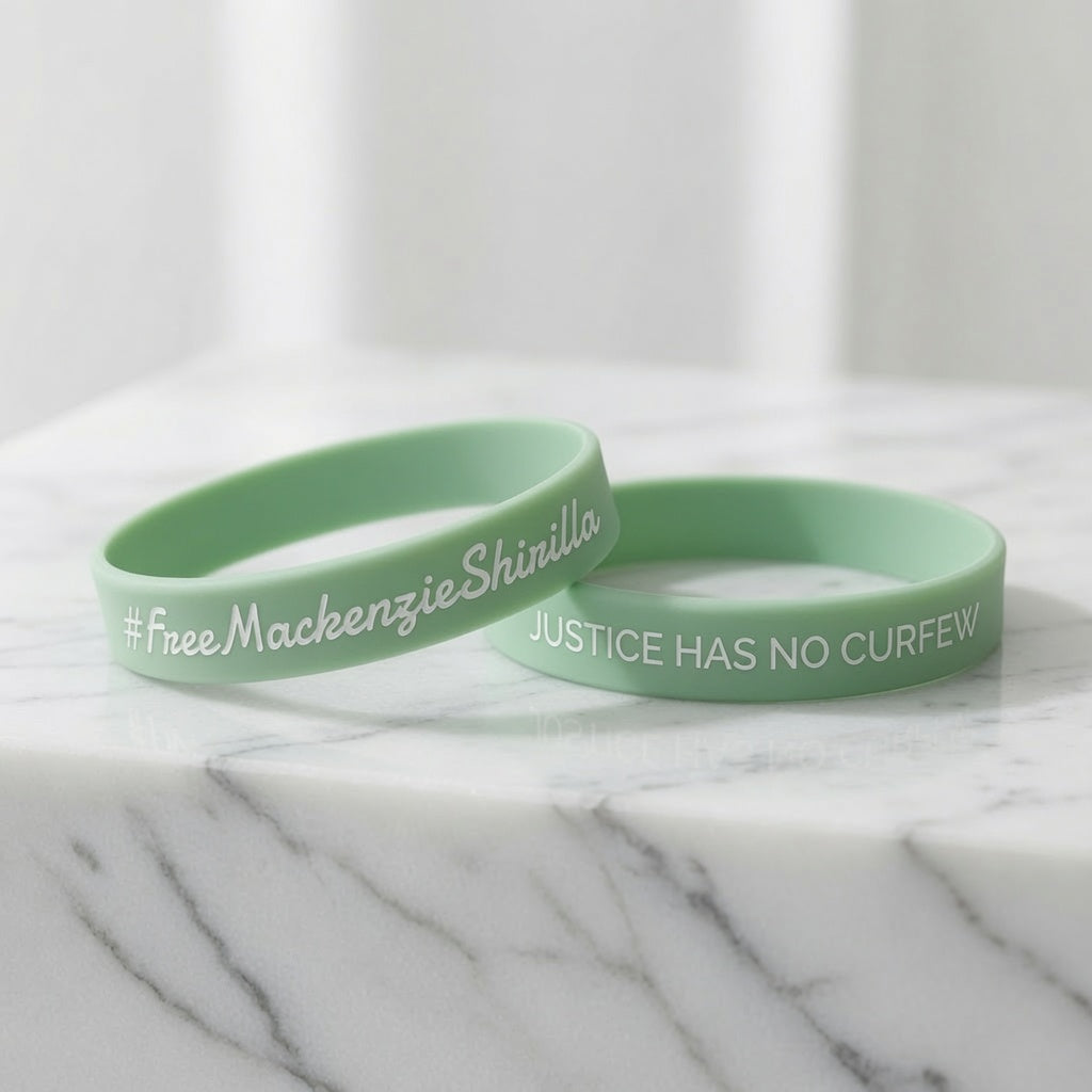 '#FreeMackenzieShirilla' Silicone Wristband (June 2026 Release)