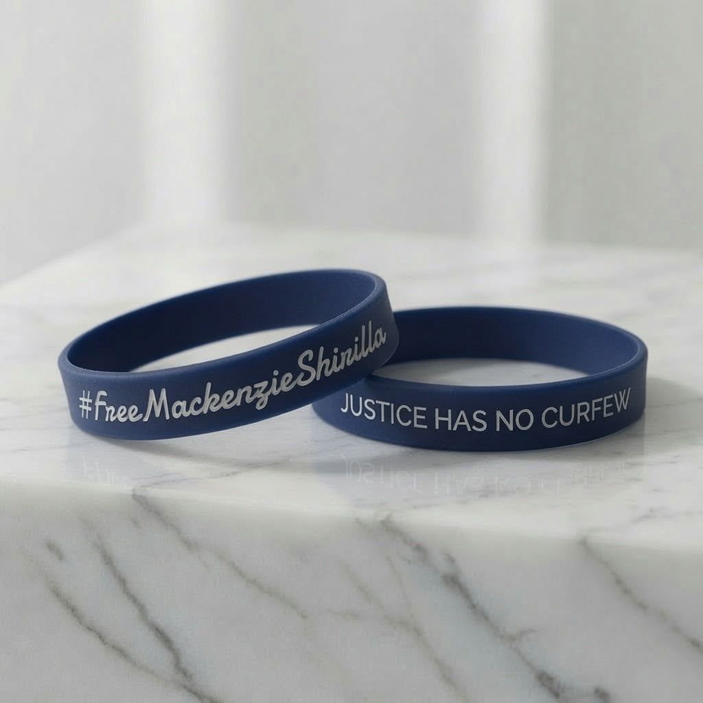 '#FreeMackenzieShirilla' Silicone Wristband (June 2026 Release)